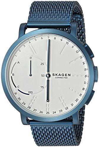時計 SKAGEN CONNECTED HYBRID SMART WATCH Skagen Signatur Stainless Steel Mesh Hybrid Smartwatch